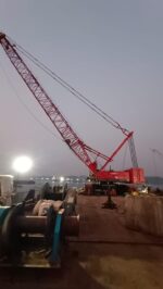 Fuwa QUY250-1 Crawler Crane for sale – 91m Main Boom, 61m Luffing Jib, 31m Fixed Jib – 2010 Model – Located in Maharashtra.