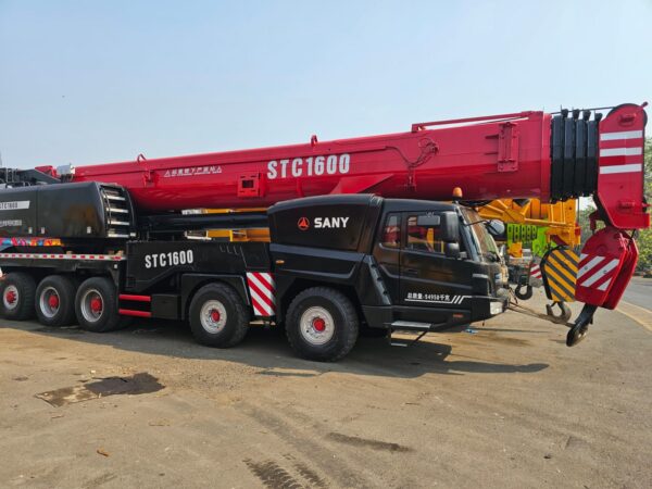 "SANY STC1600 Truck Crane for Sale | 160T | 63m Boom | Mumbai Port | Excellent Condition"