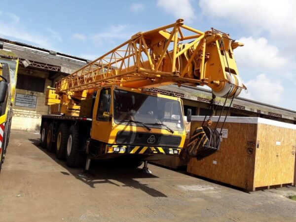 Krupp 4070 70 Ton Tyre Mounted Crane for Sale in Vadodara Gujarat.