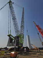 800 Ton Zoomlion ZCC9800W crawler crane for sale in Karnataka
